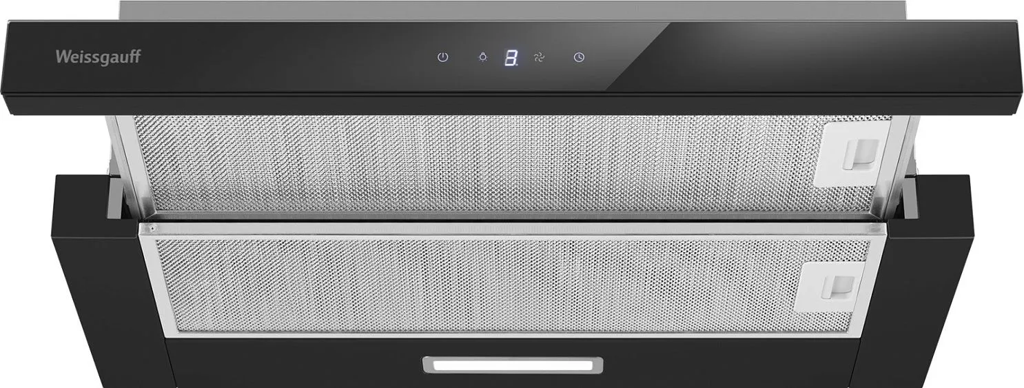 Вытяжка WEISSGAUFF TEL 600 2M Touch Black Glass