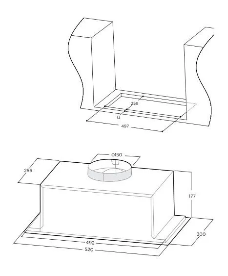 Вытяжка MIDEA MH60I301B