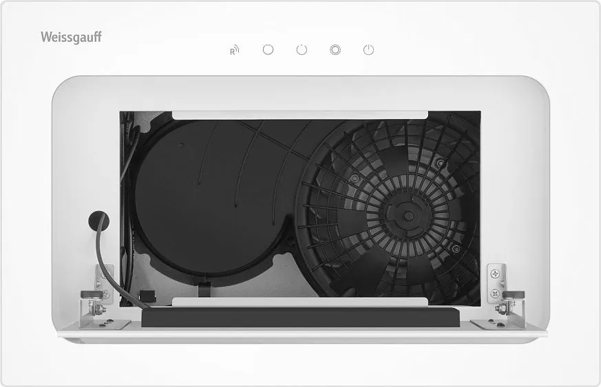 Вытяжка WEISSGAUFF Aura 452 Touch White Glass