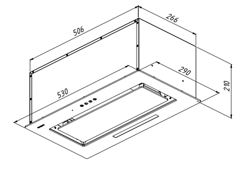 Вытяжка AKPO WK-4 Fabio eco белый