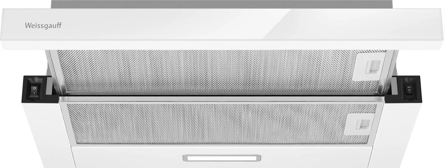 Вытяжка WEISSGAUFF TEL 600 2M White Glass