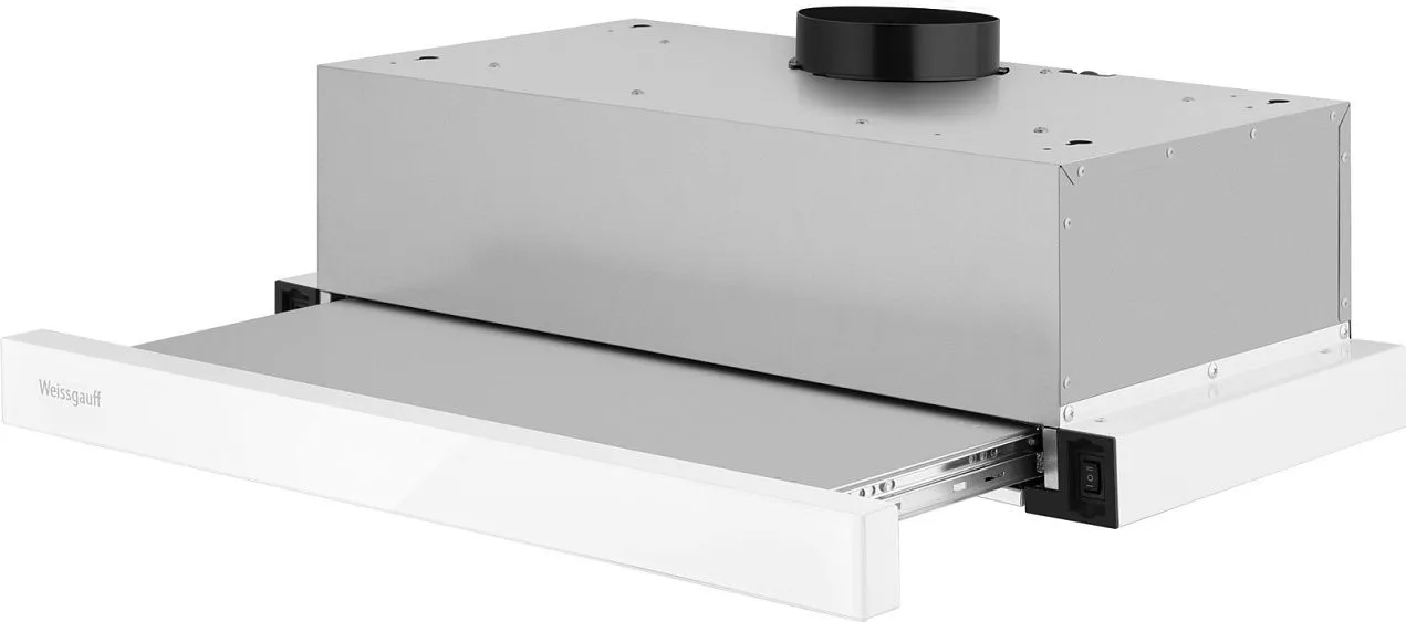 Вытяжка WEISSGAUFF TEL 600 2M White Glass