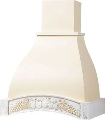 Вытяжка ELIKOR Аркада 90 фрукты (крем/дуб бел +патина зол)