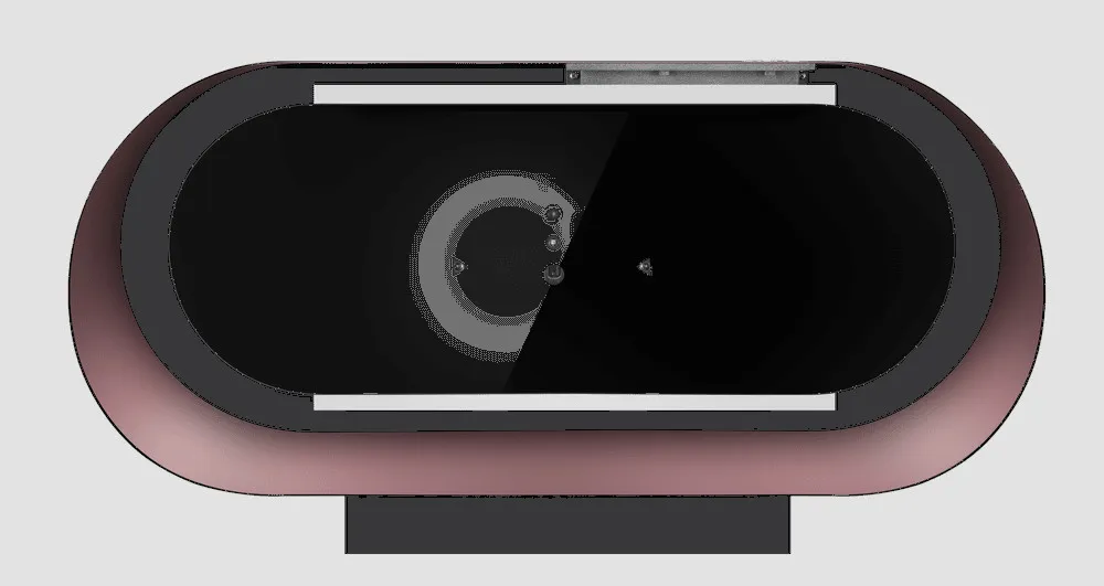 Вытяжка MAUNFELD GUNA 60 чёрный антрацит с розовым золотом