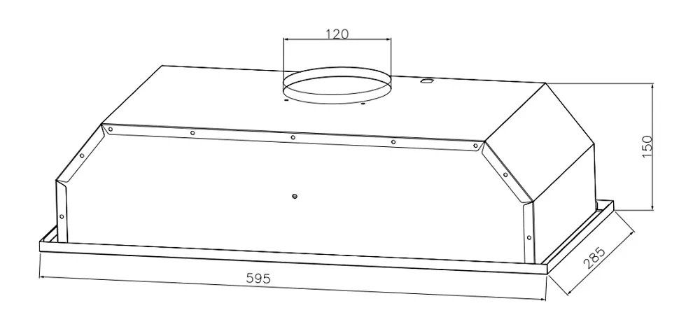 Вытяжка WEISSGAUFF BOX 600 Inox