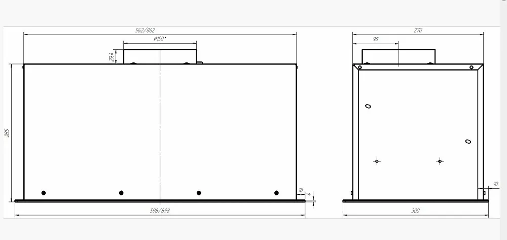 Вытяжка FRANKE LUCE INOX 60 IX (305.0738.595)