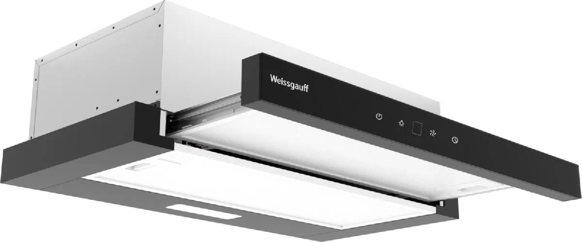 Вытяжка WEISSGAUFF TEL 600 2M Touch Black Glass