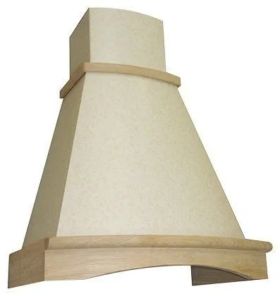 Вытяжка ELIKOR ротонда 60 венецианская штукатурка / бук светло-коричневый