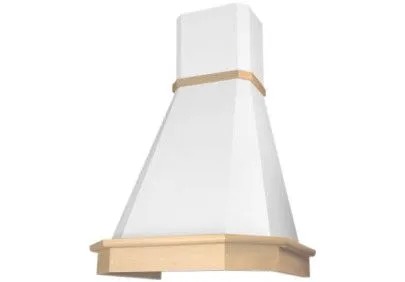 Вытяжка ELIKOR Камин Грань 60 (бежевый/дуб белый + патин.золото)