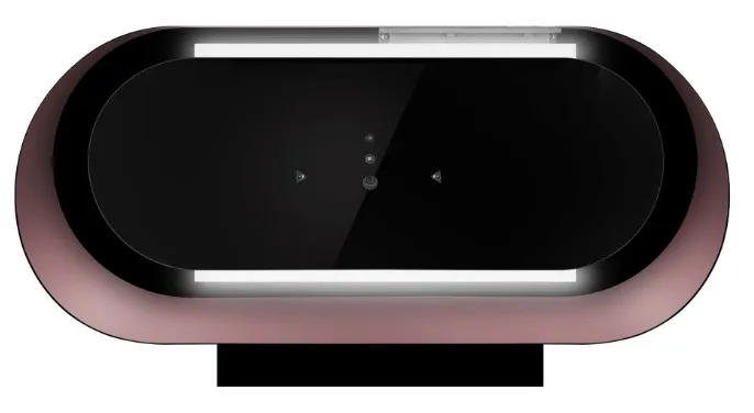 Вытяжка MAUNFELD GUNA 60 чёрный антрацит с розовым золотом