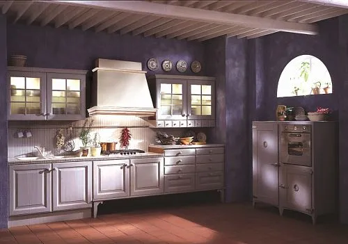 Вытяжка ELIKOR Баривьера 90 (бежевый/дуб бел + патина зол)