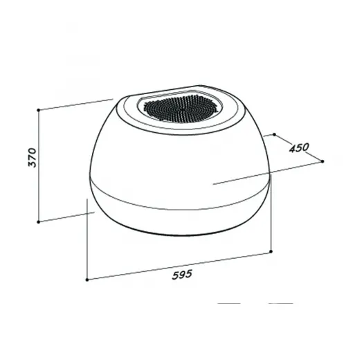 Вытяжка SIRIUS SLT106 LINK black