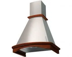 Вытяжка KRONASTEEL gretta c 600 золотой структурный push button