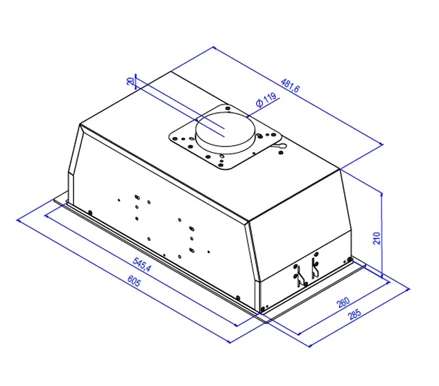 Вытяжка SCHAUB LORENZ SLD EL5530