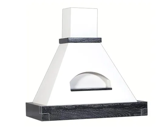 Вытяжка ELIKOR Терем 90 (белый муар/ясень черн + патина сереб.)