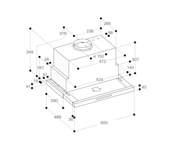 Вытяжка GAGGENAU AF210192