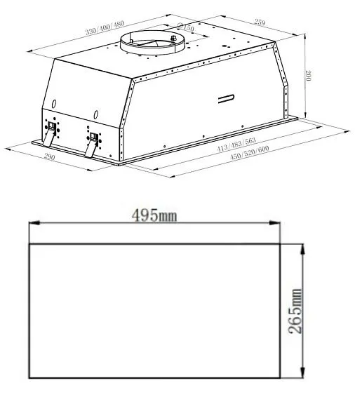 Вытяжка SCHAUB LORENZ SLD EY5107