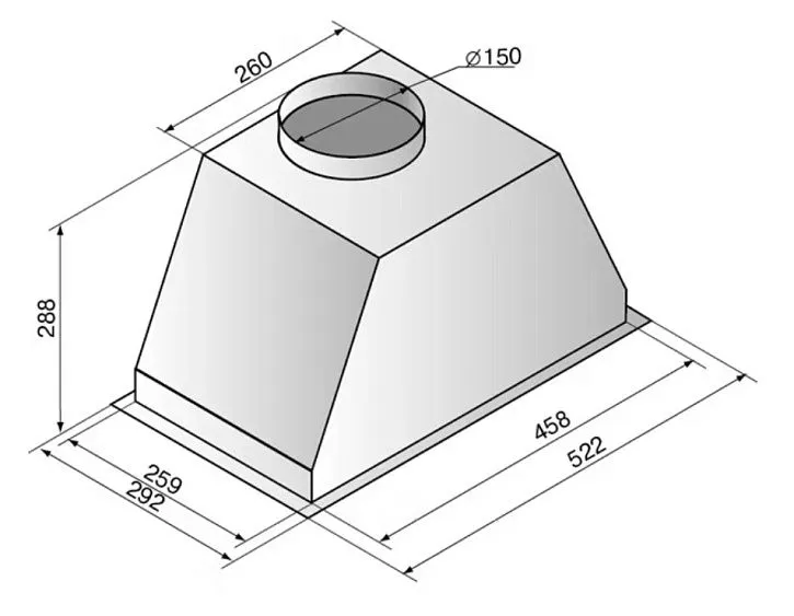 Вытяжка ELIKOR блок врезной 60н-650-э3г сильвер