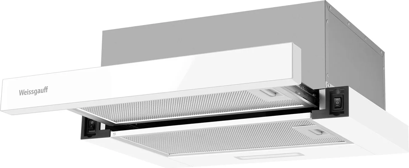 Вытяжка WEISSGAUFF TEL 450 White Glass