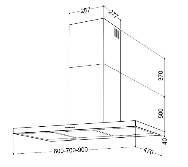 Вытяжка LEX p4 600 inox