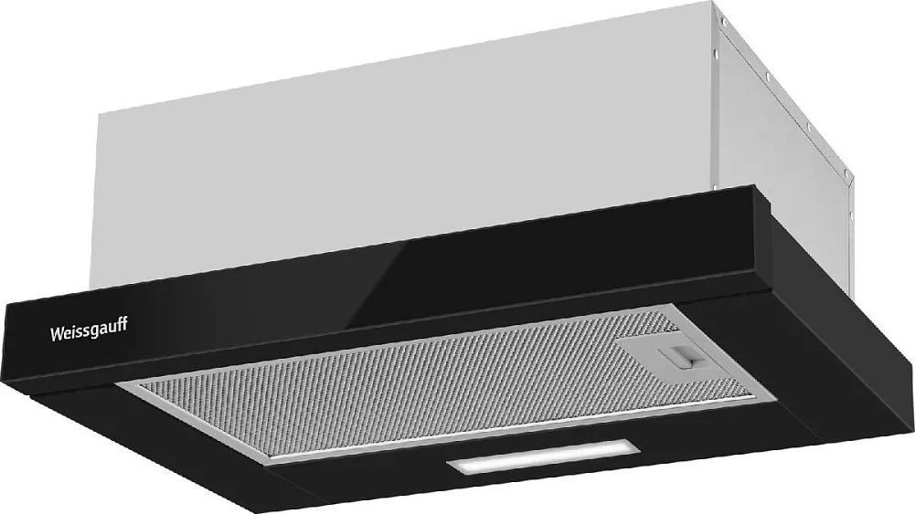 Вытяжка WEISSGAUFF TEL 450 Black Glass