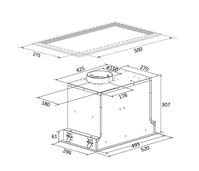 Вытяжка ZIGMUND & SHTAIN K 172.5 B