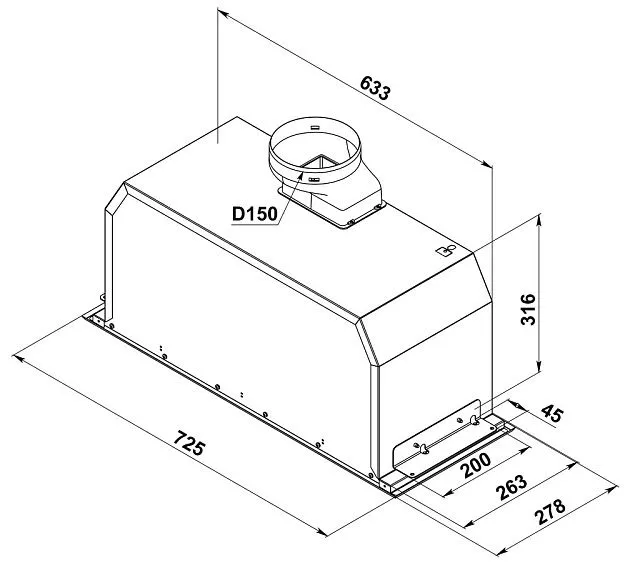 Вытяжка KANZLER D 565 B