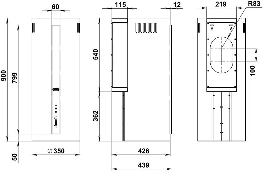 Вытяжка KANZLER D 559 W