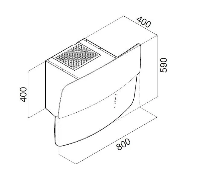 Вытяжка MAUNFELD Dover Auto 80 черный