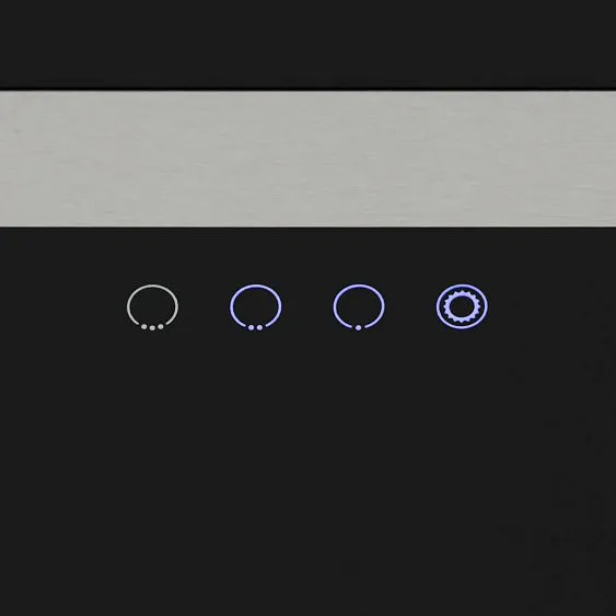 Вытяжка KRONA GABRIELE E 600 black/inox 1 S