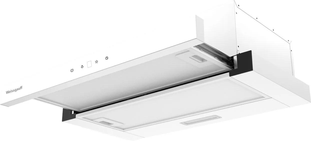 Вытяжка WEISSGAUFF TEL 600 2M Touch White Glass