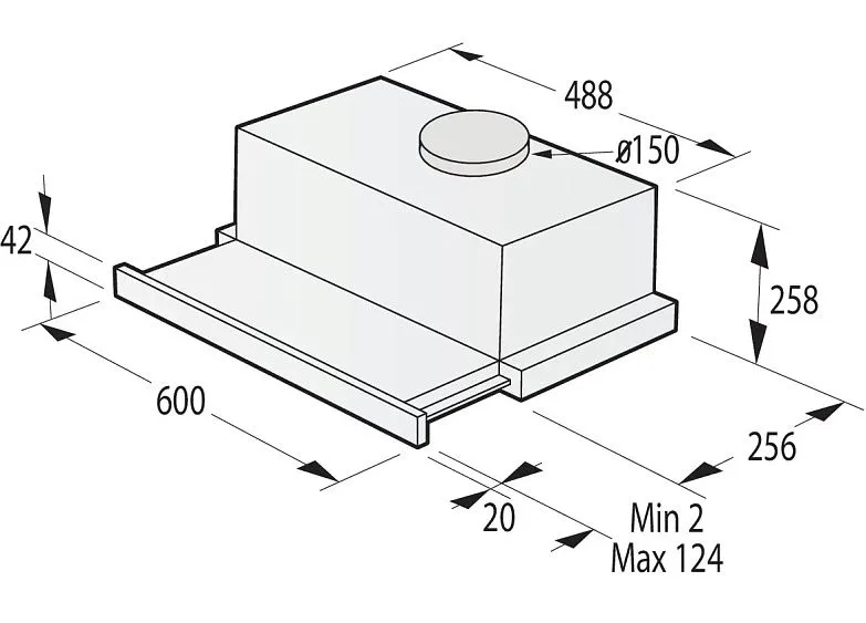 Вытяжка GORENJE TH606E6X