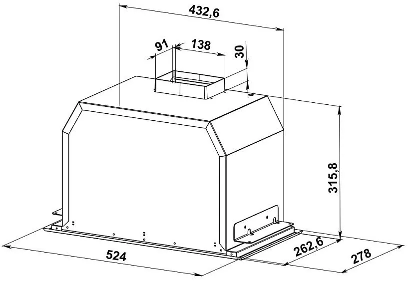 Вытяжка KANZLER D 548 B