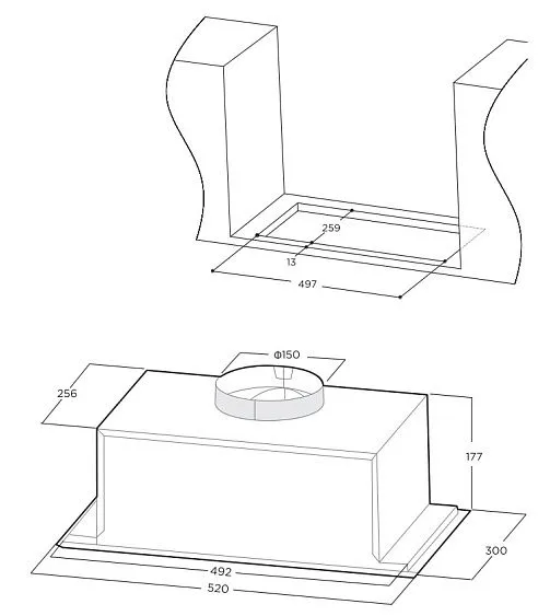Вытяжка MIDEA MH60I301W