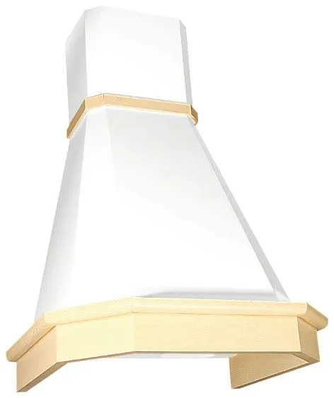 Вытяжка ELIKOR Камин Грань 60 (бежевый/дуб белый + патин.золото)