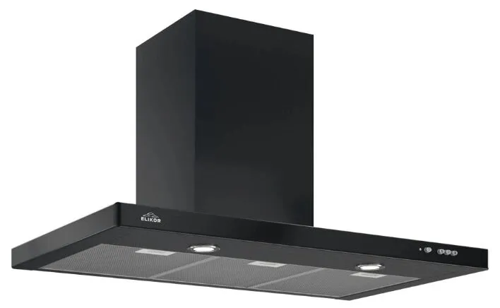 Вытяжка ELIKOR КВАДРА 90П-650-К3Г ЧЕРНЫЙ