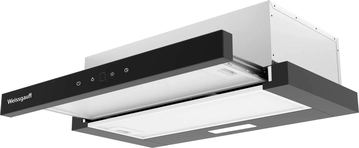Вытяжка WEISSGAUFF TEL 600 2M Touch Black Glass