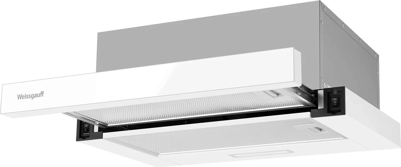 Вытяжка WEISSGAUFF TEL 500 White Glass