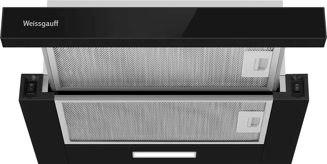 Вытяжка WEISSGAUFF TEL 450 Black Glass