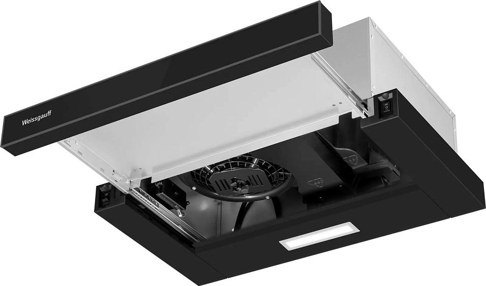 Вытяжка WEISSGAUFF TEL 500 Black Glass