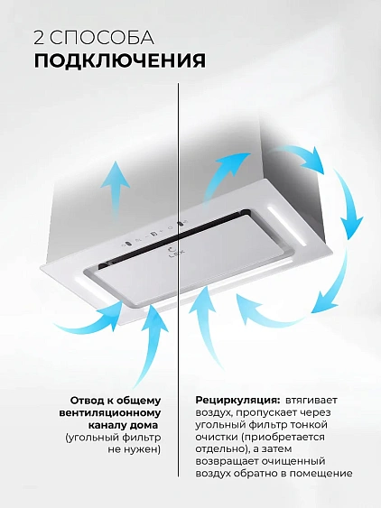 Вытяжка LEX Aura 600 Inverter WH