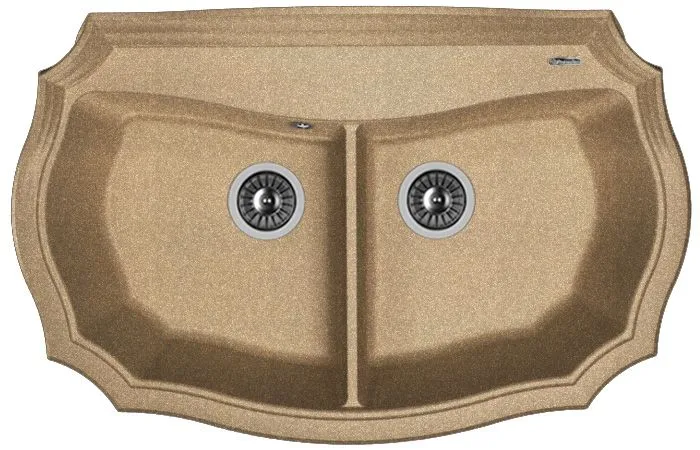Кухонная мойка FLORENTINA Эмилия 870 капучино (20.365.F0870.306)