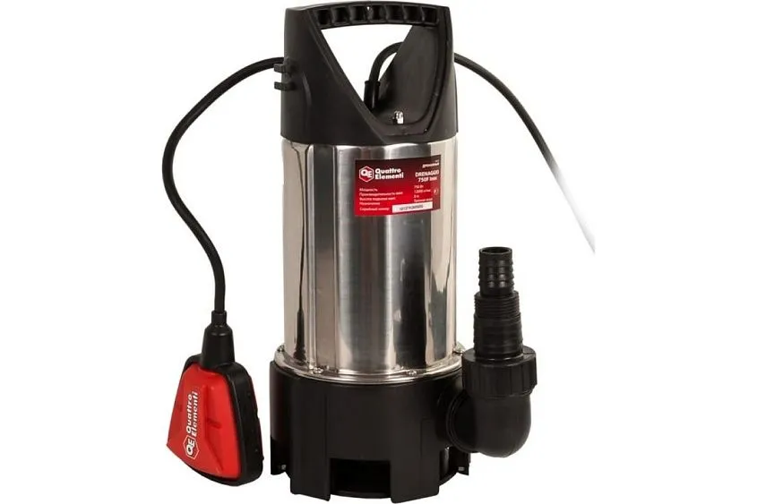 Насос дренажный QUATTRO ELEMENTI Drenaggio 750 F Inox 770-728