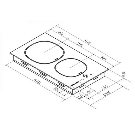 Варочная панель FABER 108.0456.297 FABER FCH 32 С