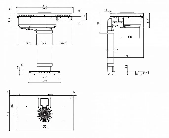 Стеклокерамическая панель Elica NIKOLATESLA BL/F/83
