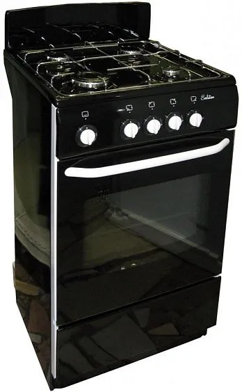 Газовая плита DeLuxe 504038г черный