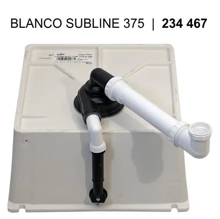 Мойка BLANCO Subline 375-U Ceramic PuraPlus глянцевый белый (523726)