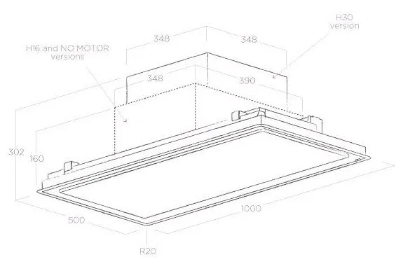 Вытяжка ELICA ILLUSION H16 PAINT/A/100 (PRF0147726A)