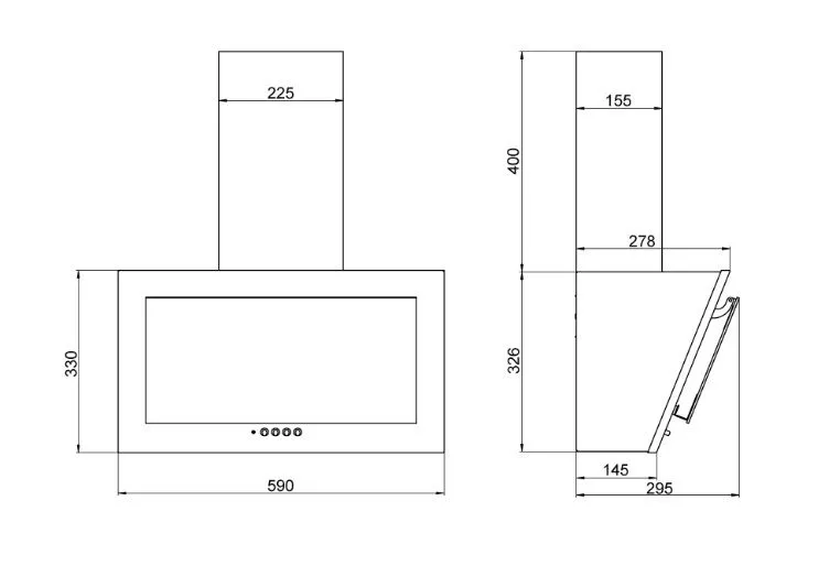 Вытяжка ELIKOR Коралл 60П-430-К3Д белый/белое стекло
