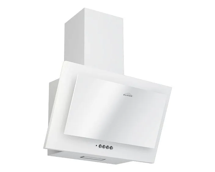 Вытяжка ELIKOR Коралл 60П-430-К3Д белый/белое стекло